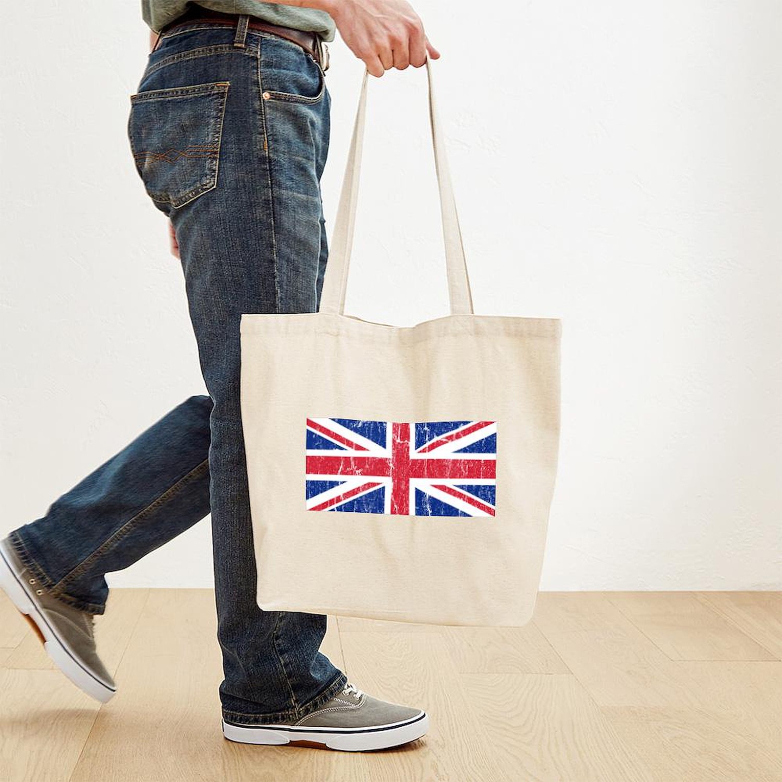CafePress Vintage Union Jack Tote Bag (89061810)