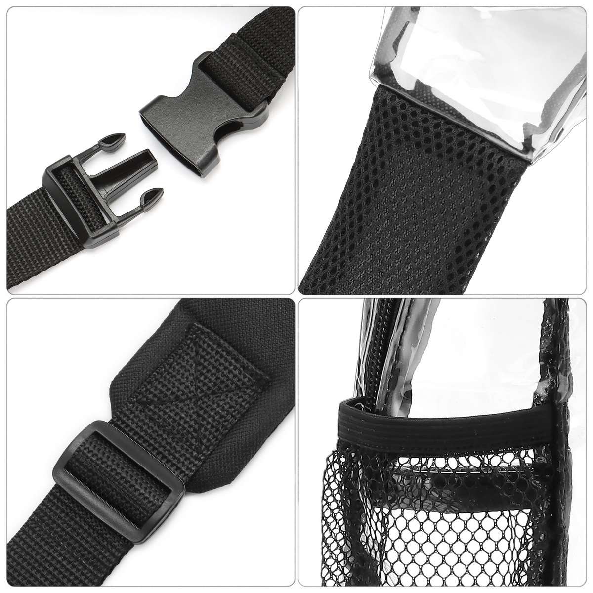 Clear Sling Shoulder Bag Stadium Approved Cute Fashion Crossbody Clear Backpack