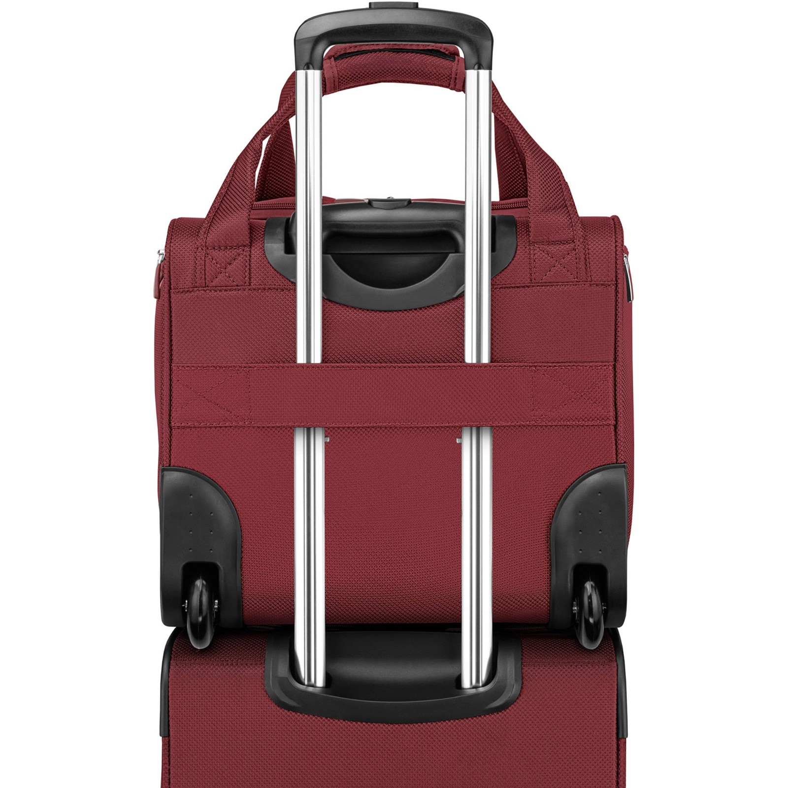 TOTAL TRAVELWARE Everest Expandable Softside Spinner Wine 15 Inch U1