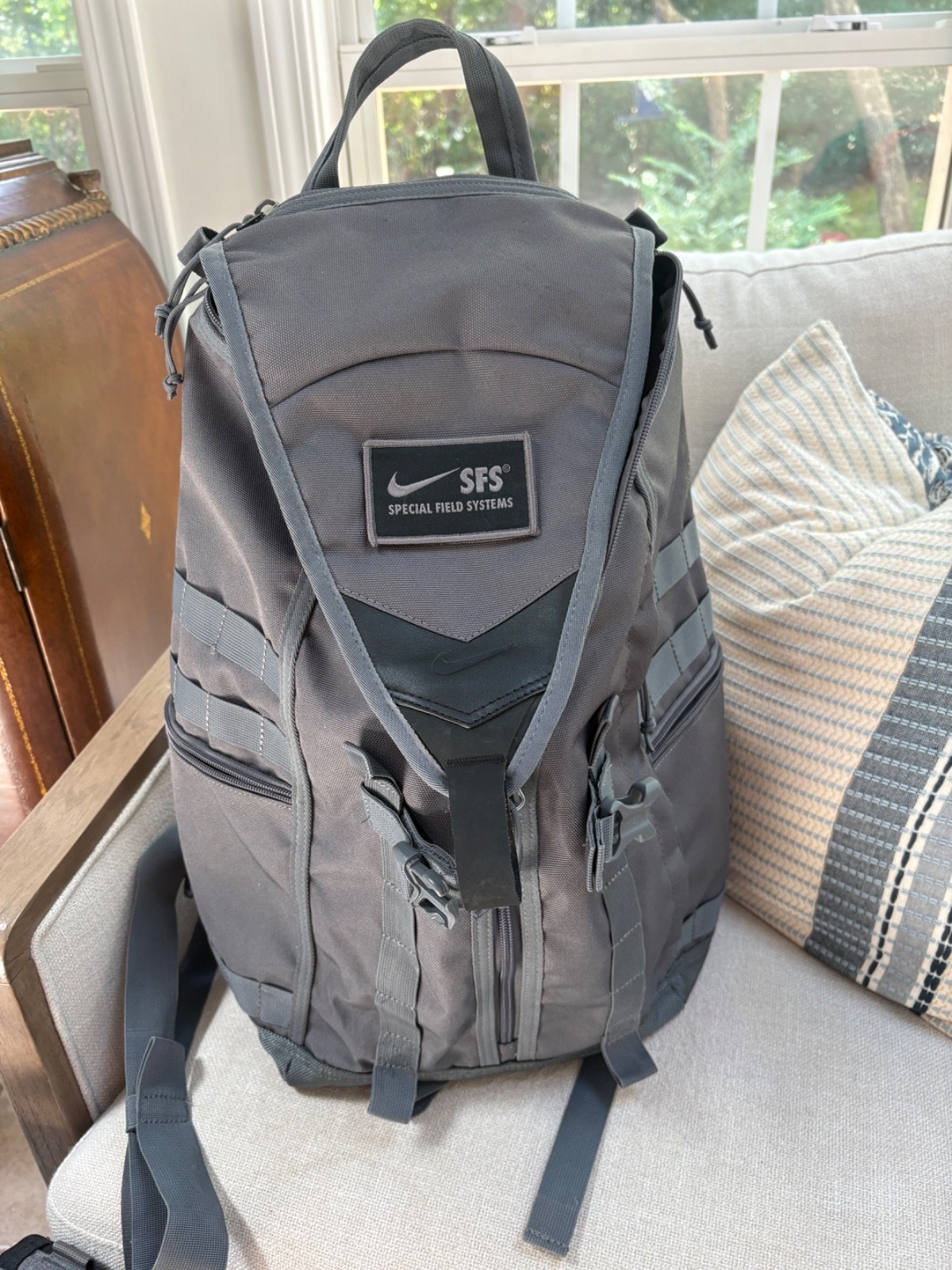 🆕🔥 Nike Training Backpack Training Military Nike SFS Recruit Gray BA5550-021