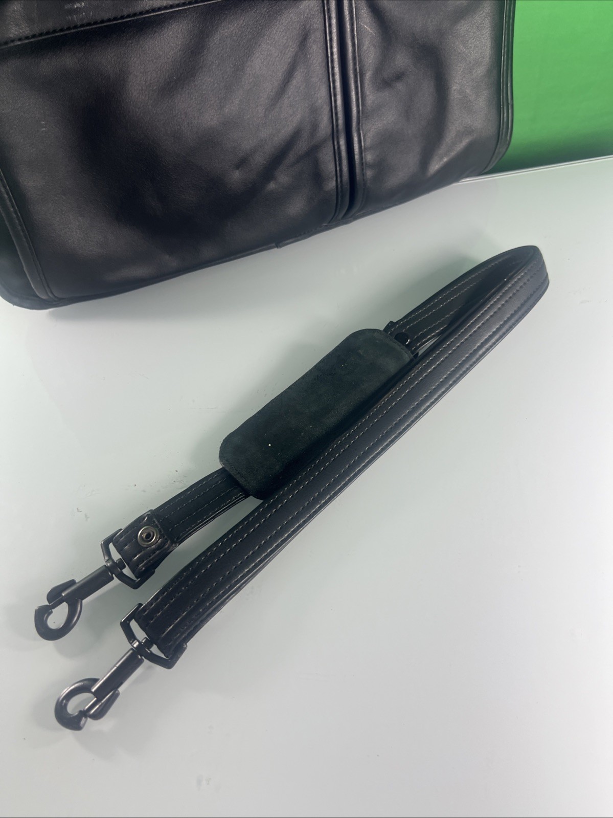 Leather Tech Organizer Briefcase