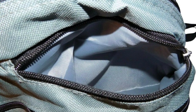 K-Cliffs Backpack 3 Compartment CD Pocket Padded Back Panel and Shoulder Strap