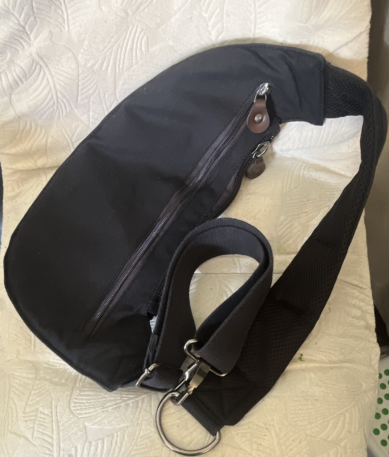 Crossbody Canvas Sling Bag EDC Compact Over Shoulder Chest Front Pack Backpack