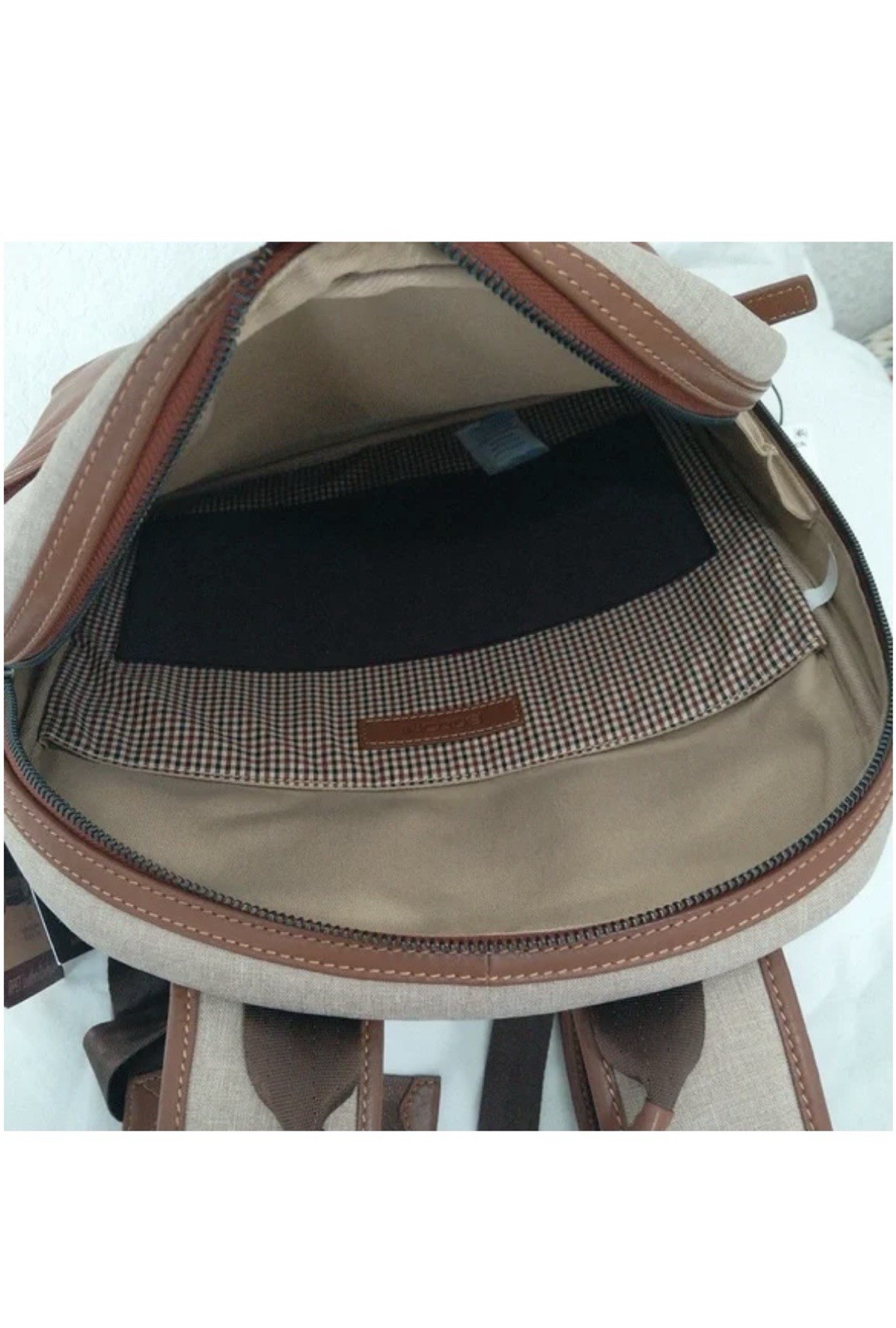 BOCONI brown Leather -Stylish Backpack. Comparable price $350