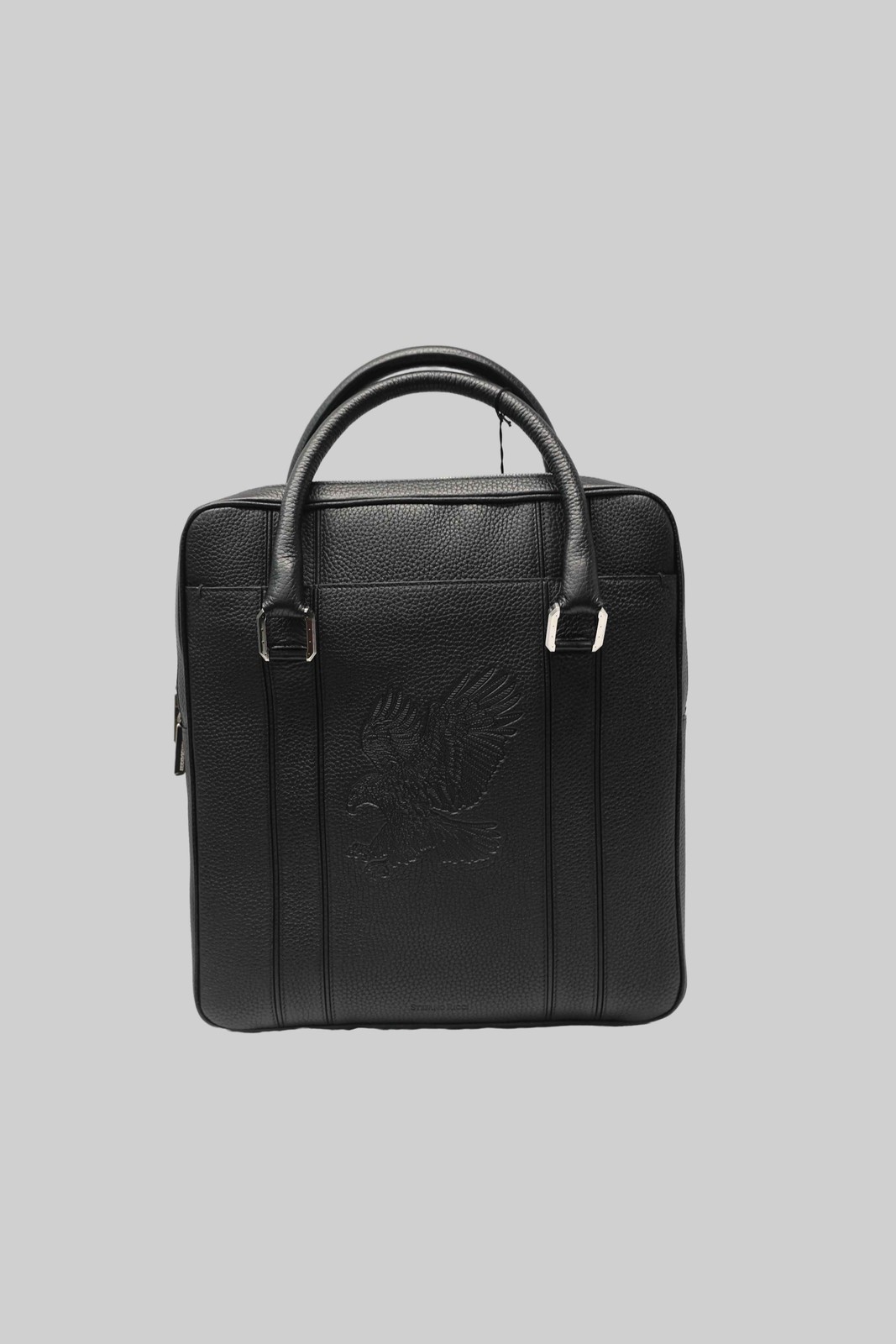 NEW STEFANO RICCI SHOPPER GRAINED ACK CALF $3,600 LEATHER 13.7X15.7X2.4 IN