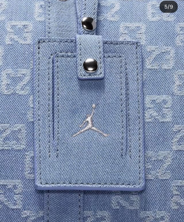 New Authentic Jordan Monogram 25L Duffle Bag *LIMITED EDITION DENIM Color*