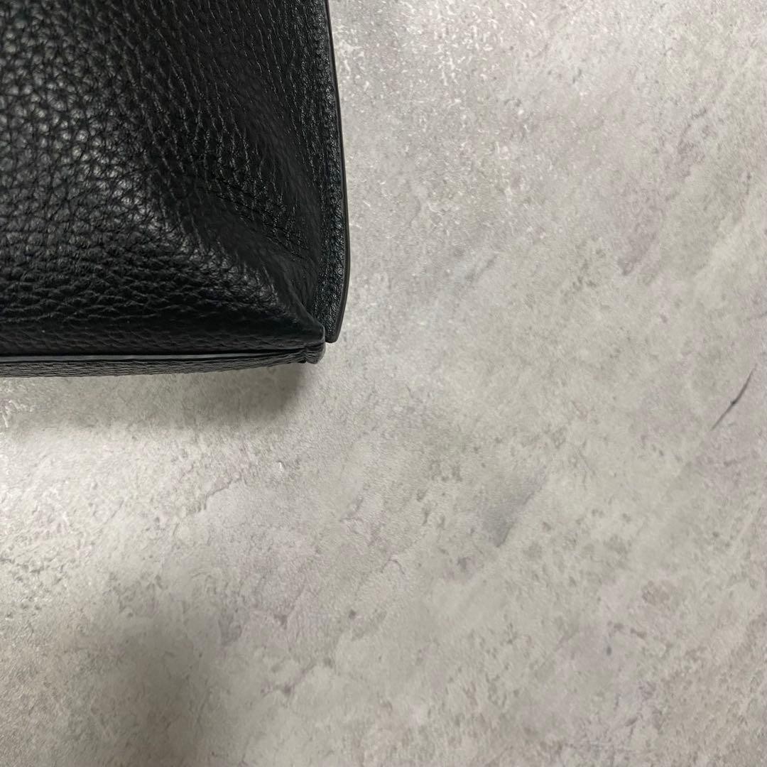 BALLY Second Bag Clutch Bag Black Leather Men’s Unused