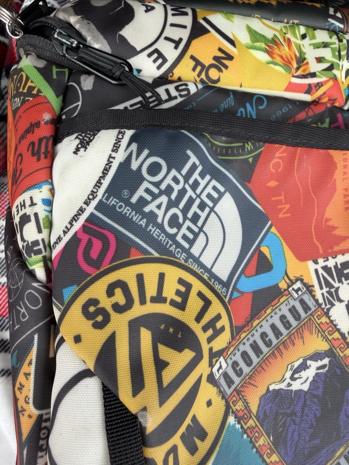 The North Face Backpack Multicolor Sticker Print Kaban FlexVent Japan