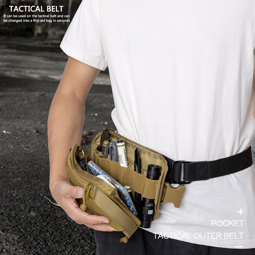 Molle Tactical Waist Bag Chest Backpack Sling Bags Shoulder Pack Outdoor Camping