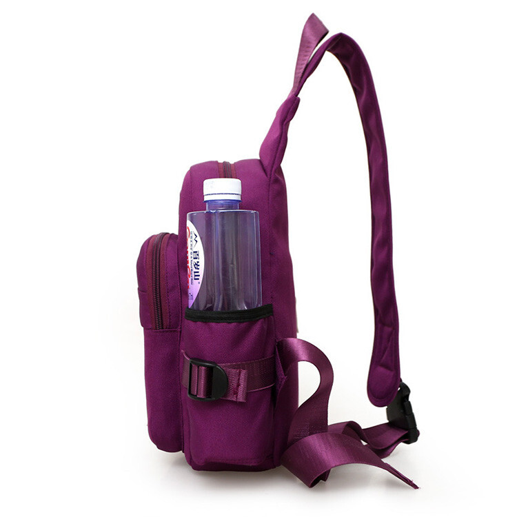Men’s Women’s Nylon Chest Sling Bag Crossbody Shoulder Backpack Sport Satchel