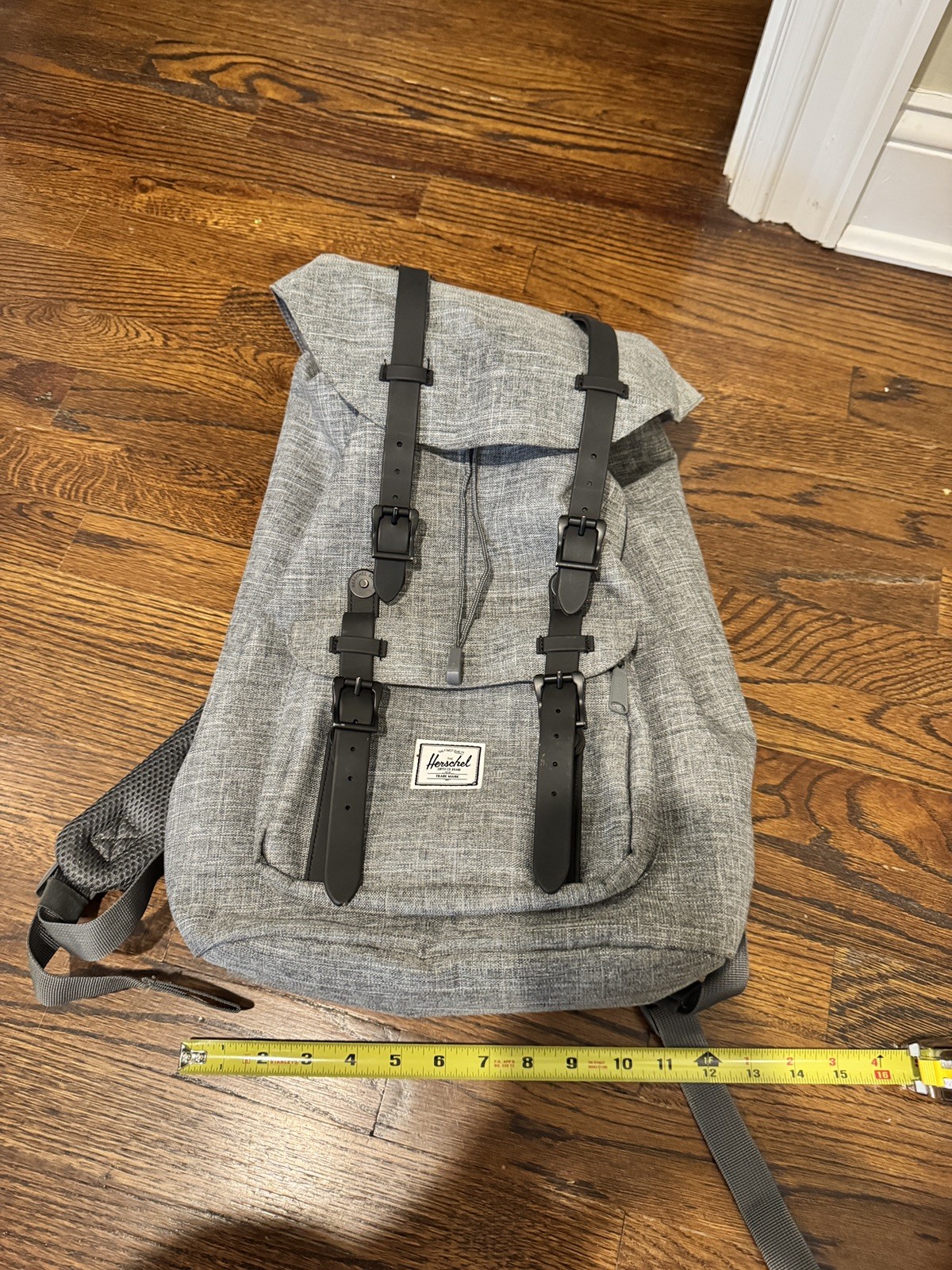 Herschel Supply Little America Double Buckle Laptop Backpack Grey Bag 25.0 L