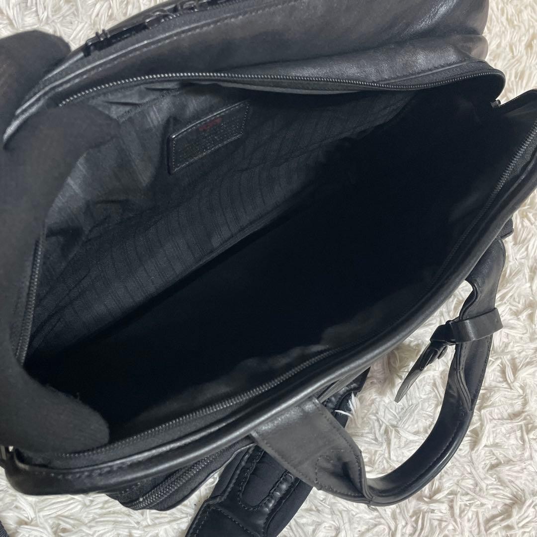 [Extremely Good Condition] TUMI 96531DH T-Pass Leather Briefcase