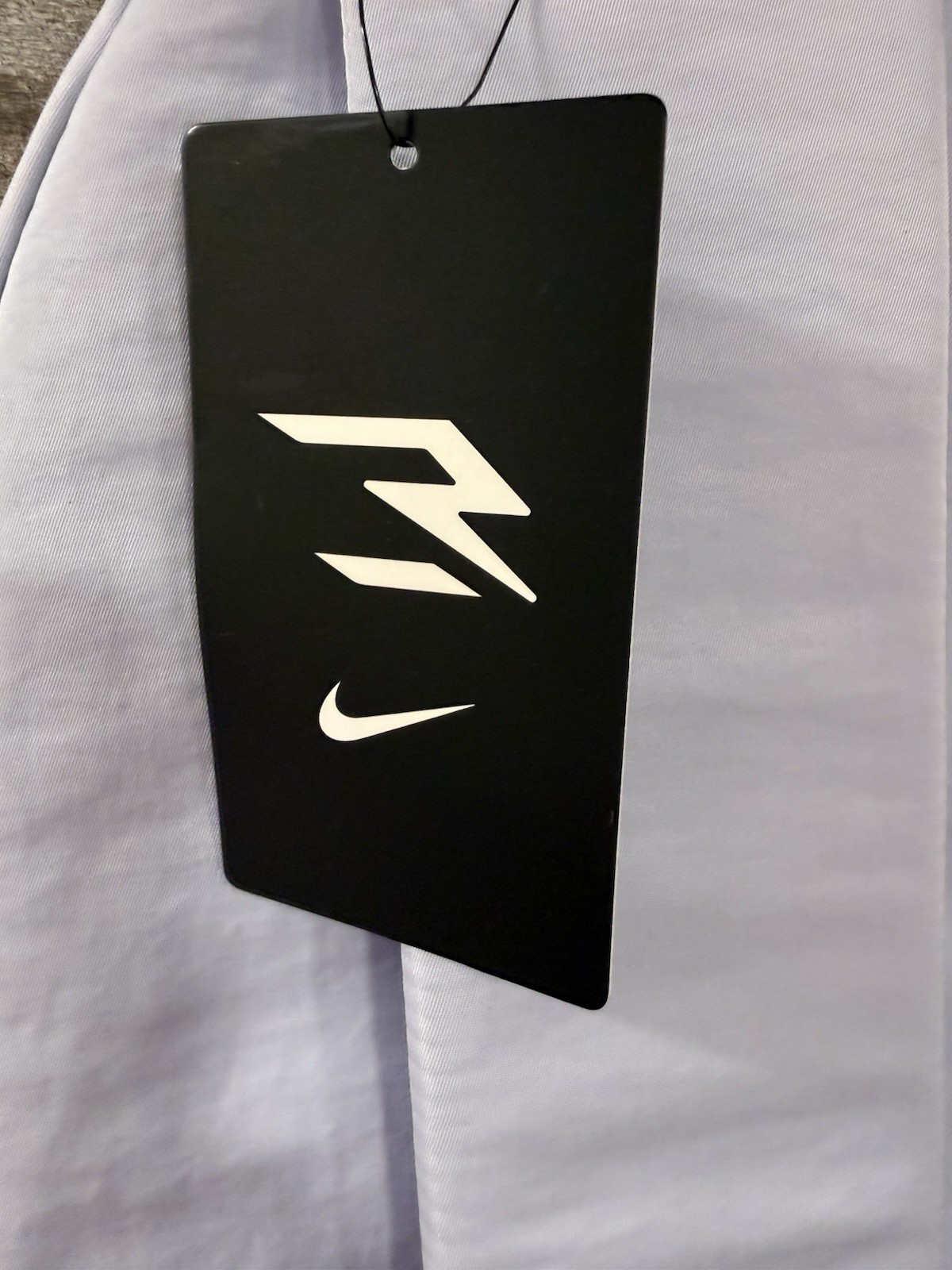 Nike Light Purple Solid Crossbody Sling Bag, Zip/Drawstring, Adjustable, Men’s