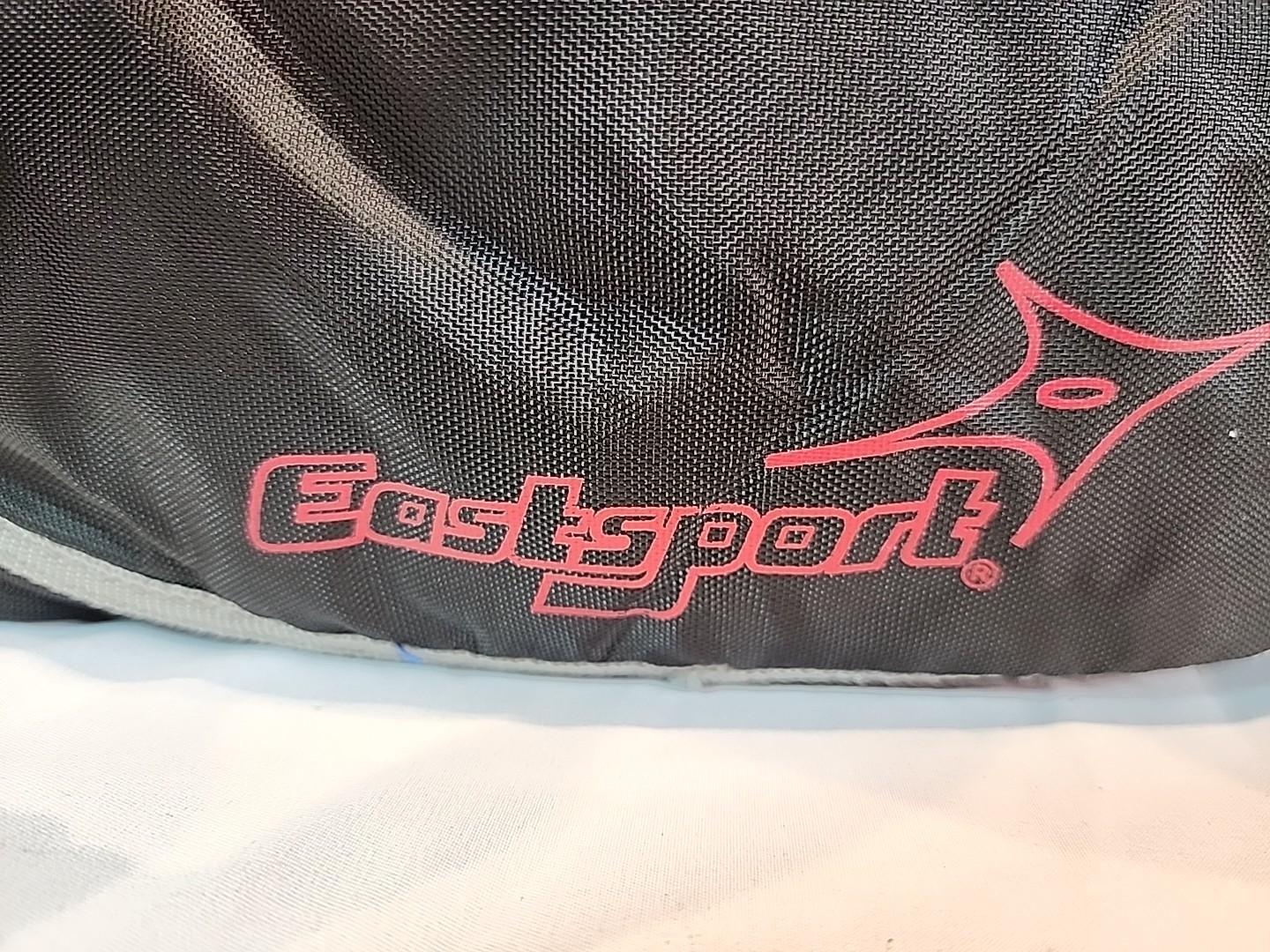 Vintage 90’s Eastsport Backpack Book Bag Red Black Many Pockets Cup Holders