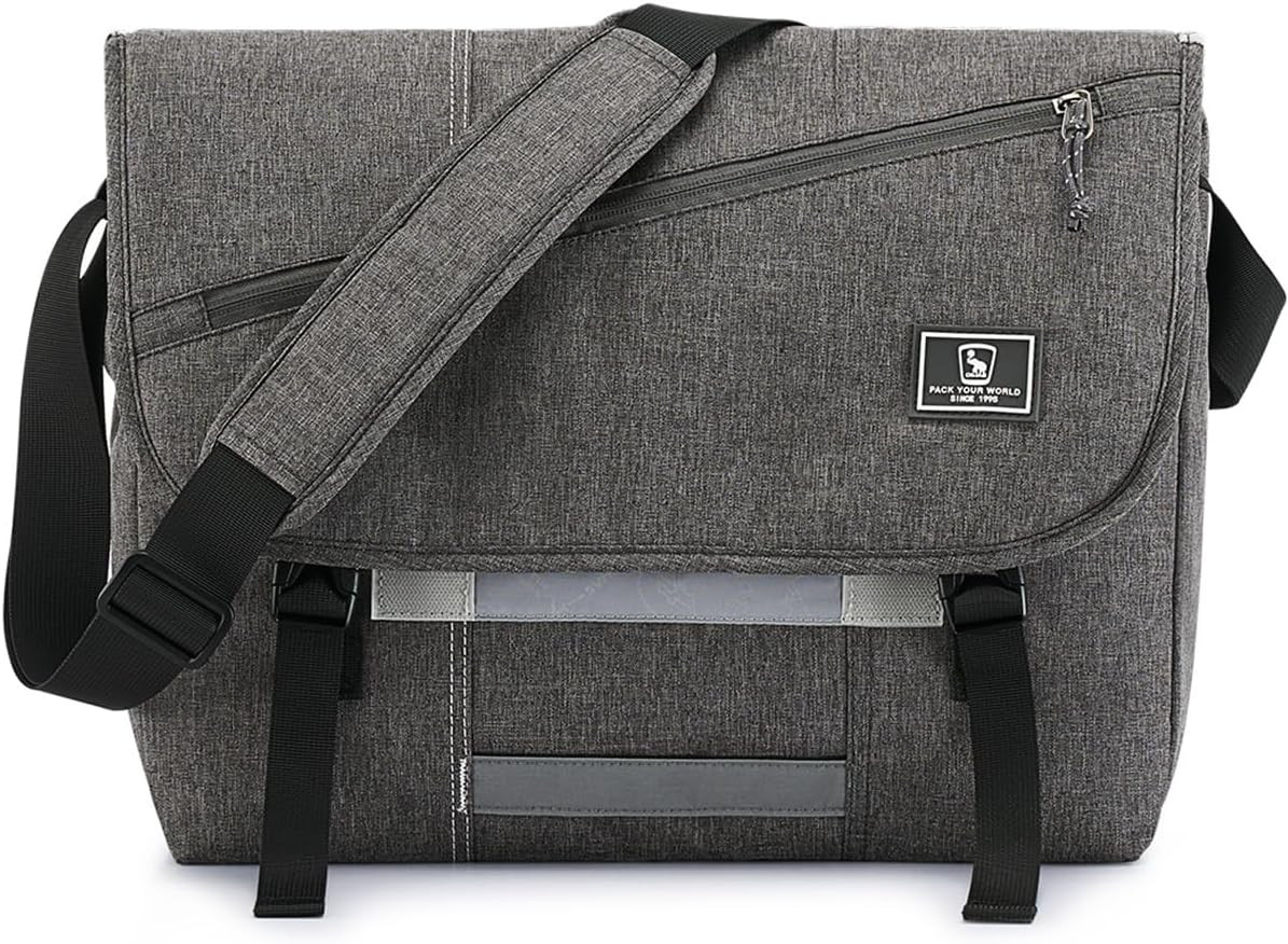 OIWAS Messenger Bag for Men, 14 Inch Laptop Crossbody Bags Women Casual Satchel