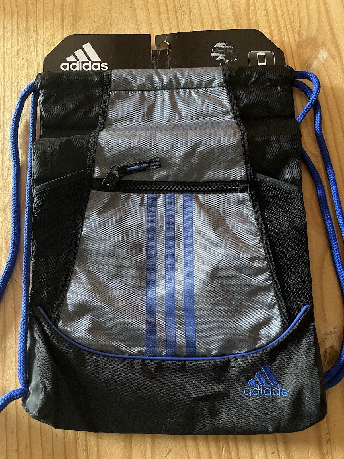 Adidas alliance ii sackpack Black, Gray & Blue