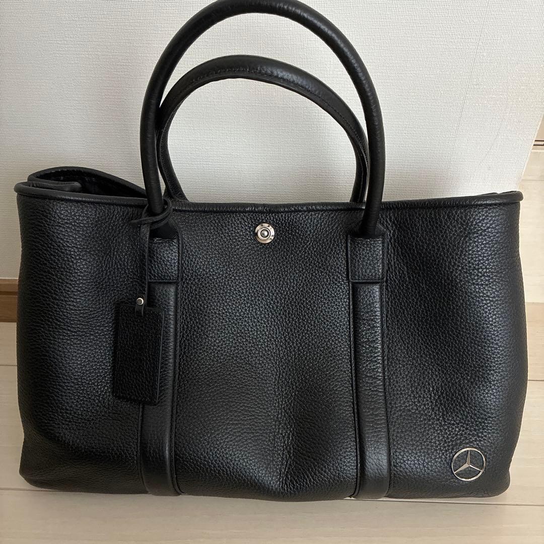 BARNEYS NEW YORK Mercedes-Benz Leather Tote Bag W45 H27 D15cm