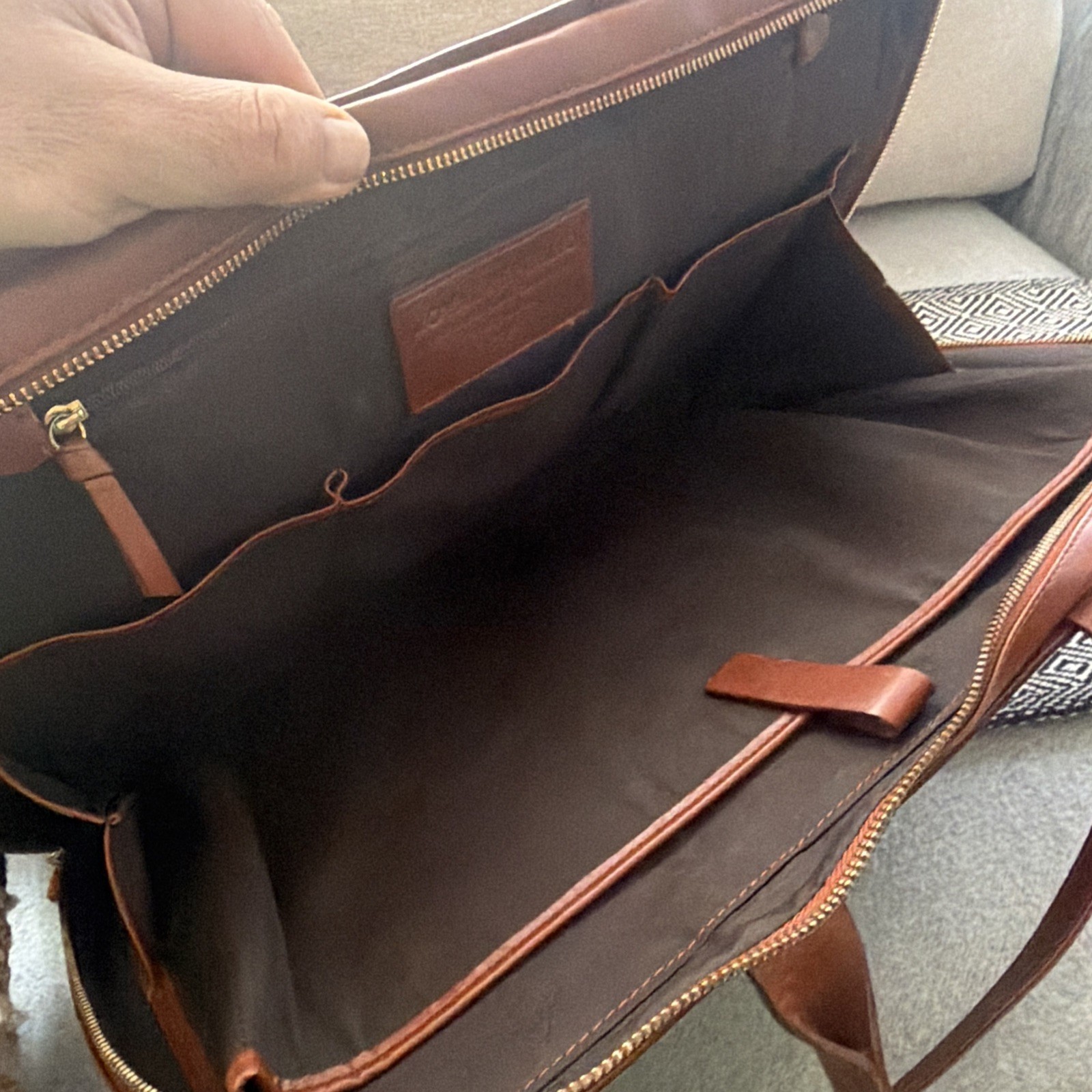 Royal Republic Leather Briefcase Messenger Bag