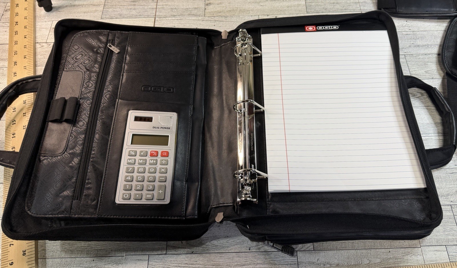 Ogio Black Top Handle Briefcase Bag Business Portfolio Laptop W/Shoulder Strap