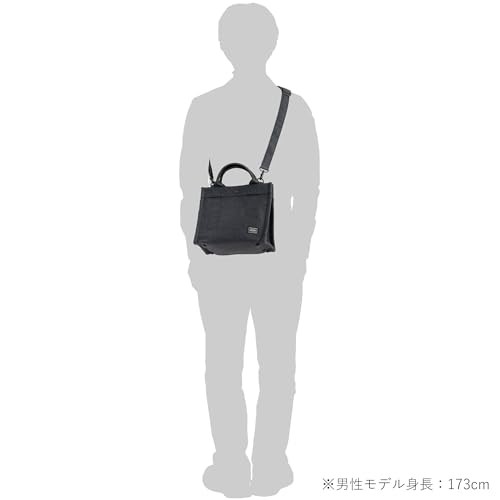 PORTER SMOKY 2WAY Tote Bag S 592-27628 Black CORDURA Made in Japan New