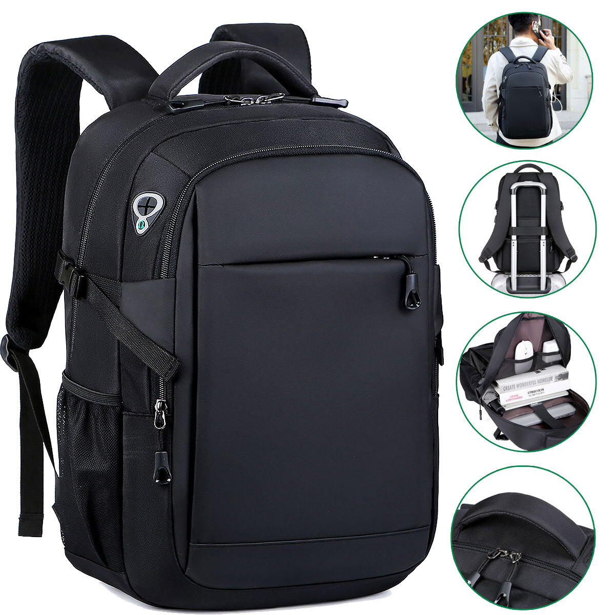 Men Women Backpack Travel Rucksack School Laptop Bag W/ USB Charging Port