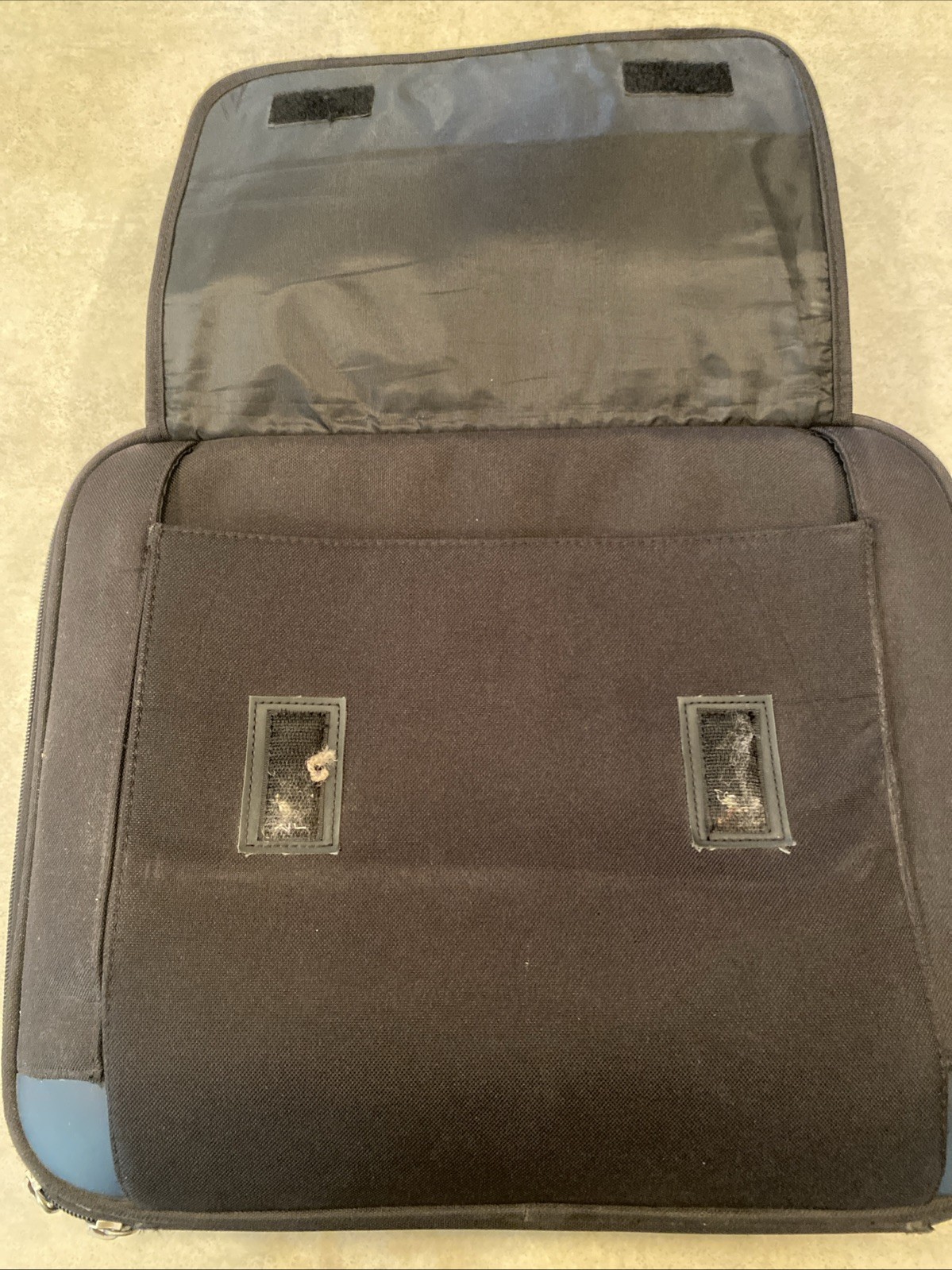 Samsonite Luggage Fabric Slim Briefcase Black Laptop Bag Case 17” X 13” X 4”