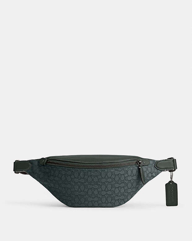 NWT Coach Charter Belt Bag 7 in Micro Signature Jacquard