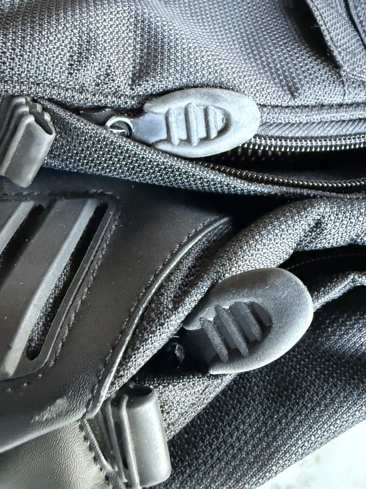 Vintage Black Tumi T2 Backpack Travel Daypack
