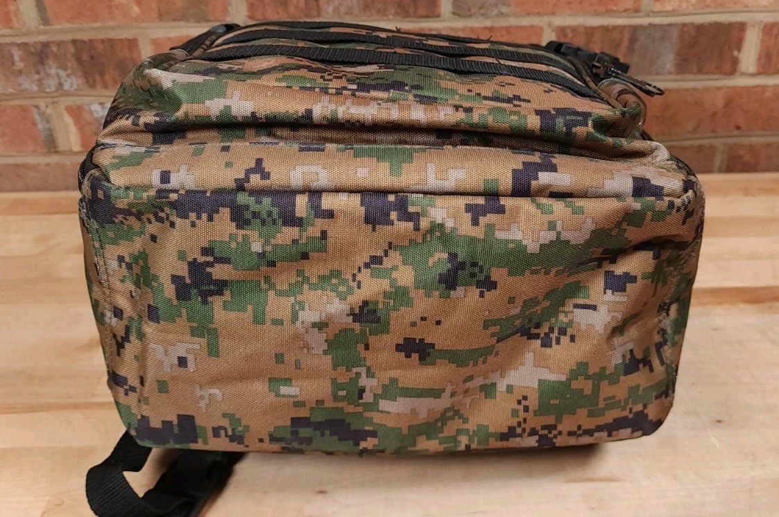Vanguard Marine Corps Molle Backpack Digital Woodland Travel Bag
