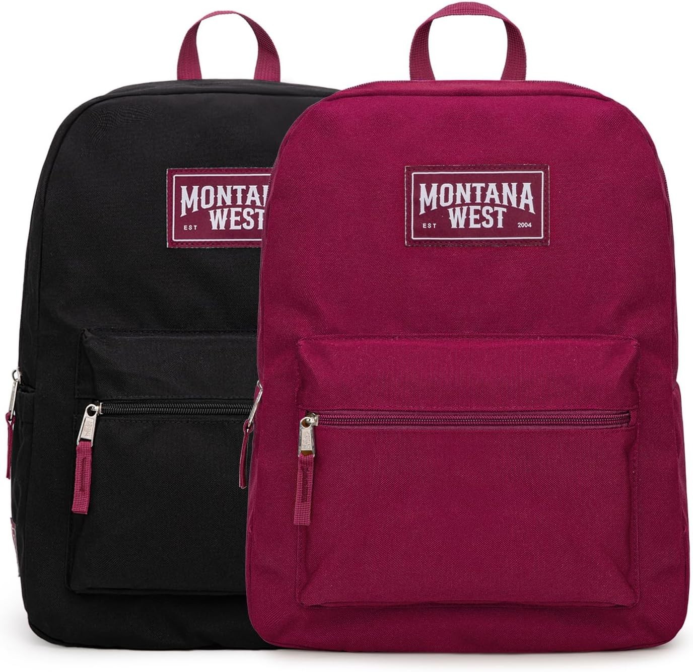 Backpack Women Men 2 PCS Lightweight College Bookbags Casual Daypack Backpacks