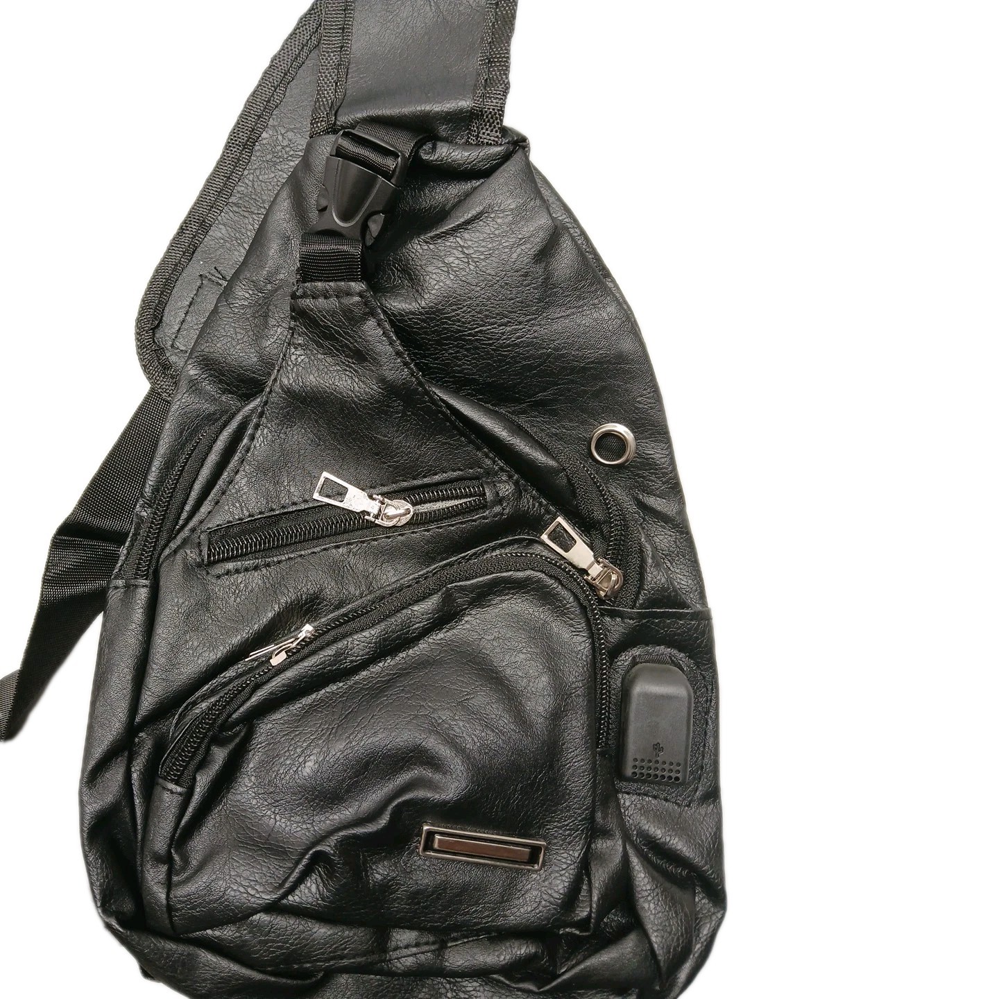 Bag Hole Multifunction Single Strap Anti-Theft Chest Bag with Shoulder Strap