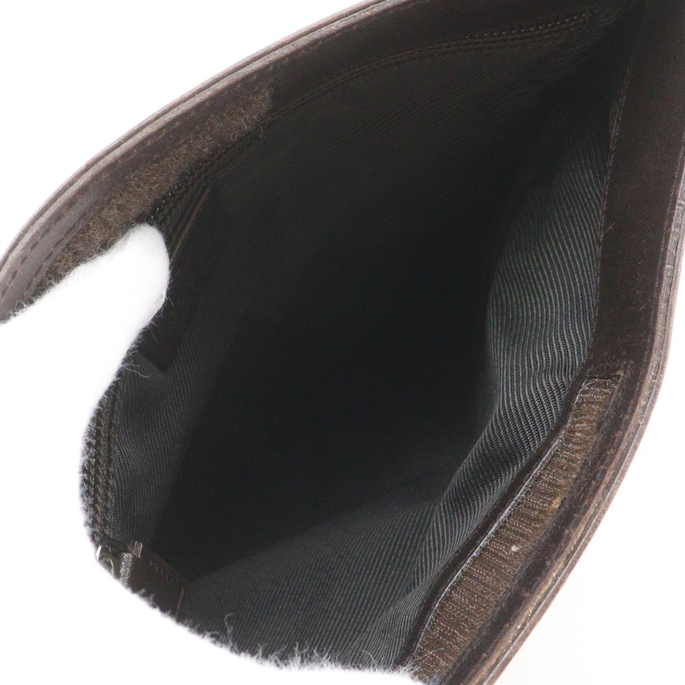 GUCCI Shoulder Bag 27639 Brown GG canvas mens