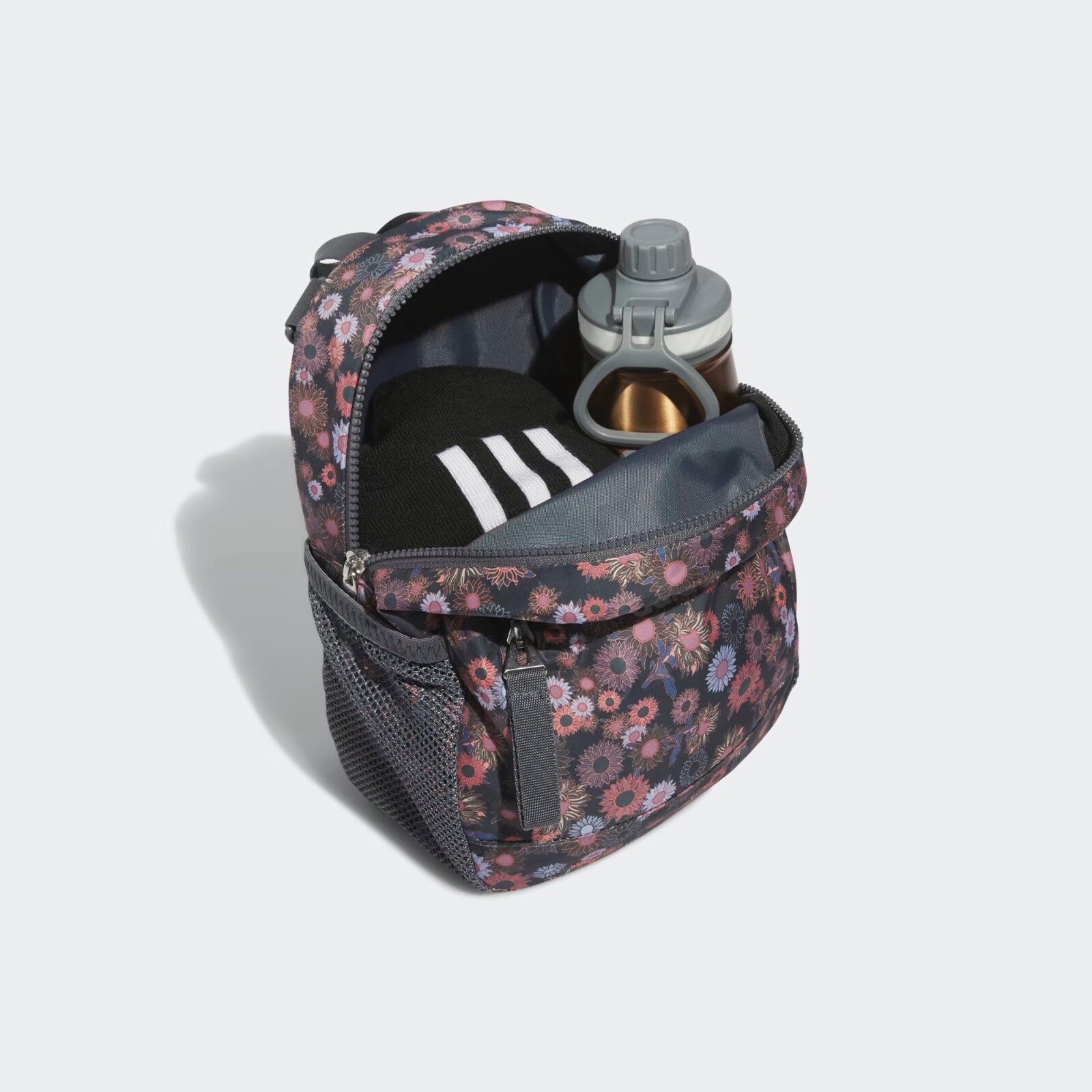 ADIDAS Linear 3 Mini Backpack 5153175 Floral/ Dark gray NWT