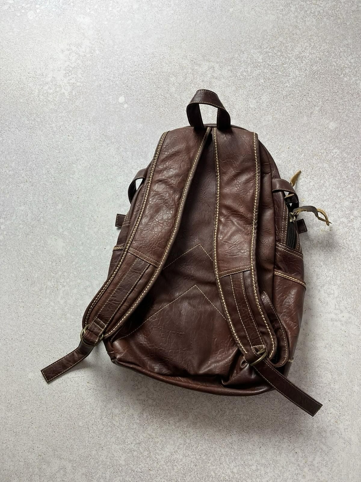 DDP Vintage 90s Diesel Bag Leather Backpack Rare y2k