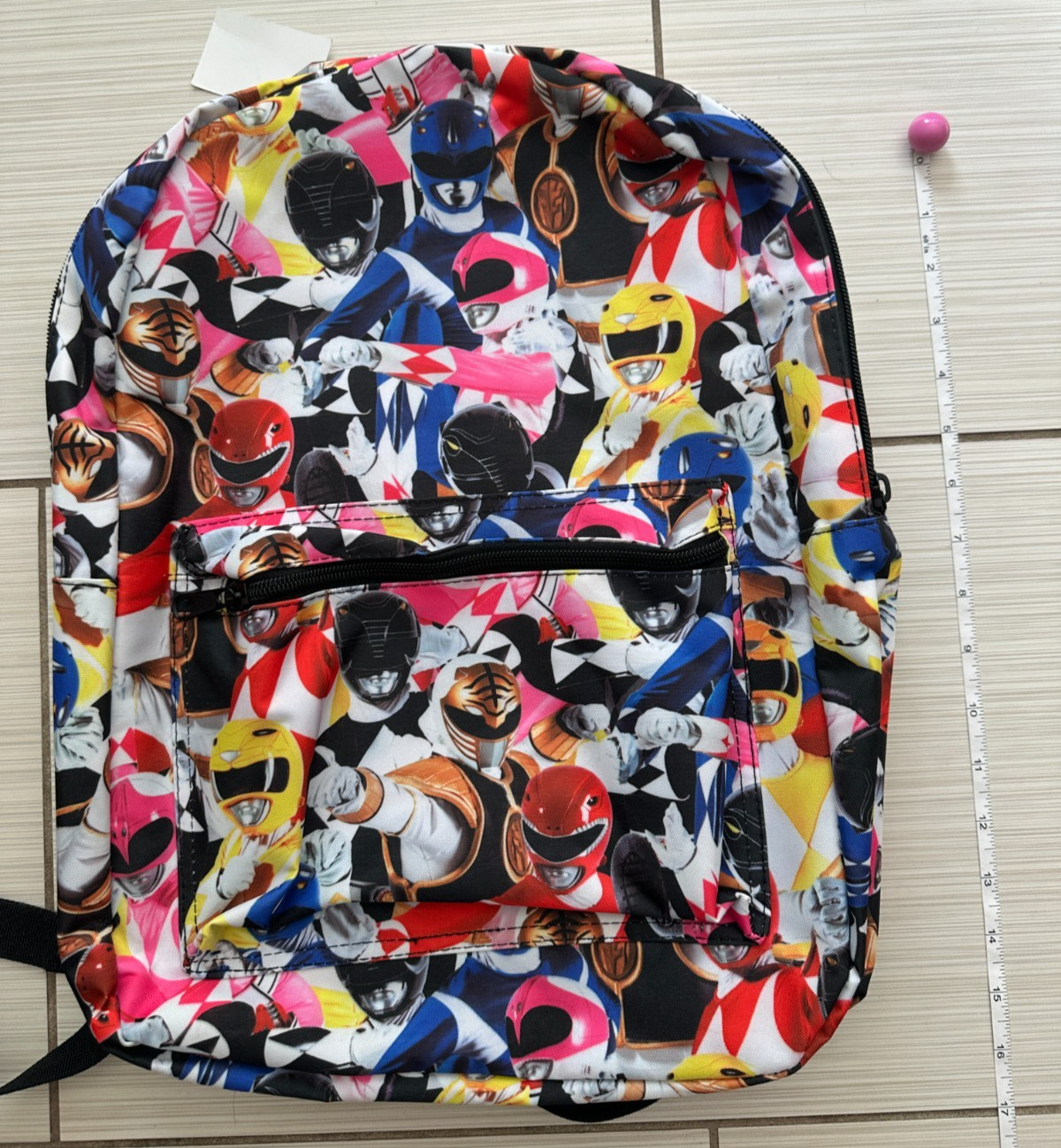 NEW Original Mighty Morphin Power Rangers Superhero Bag Backpack