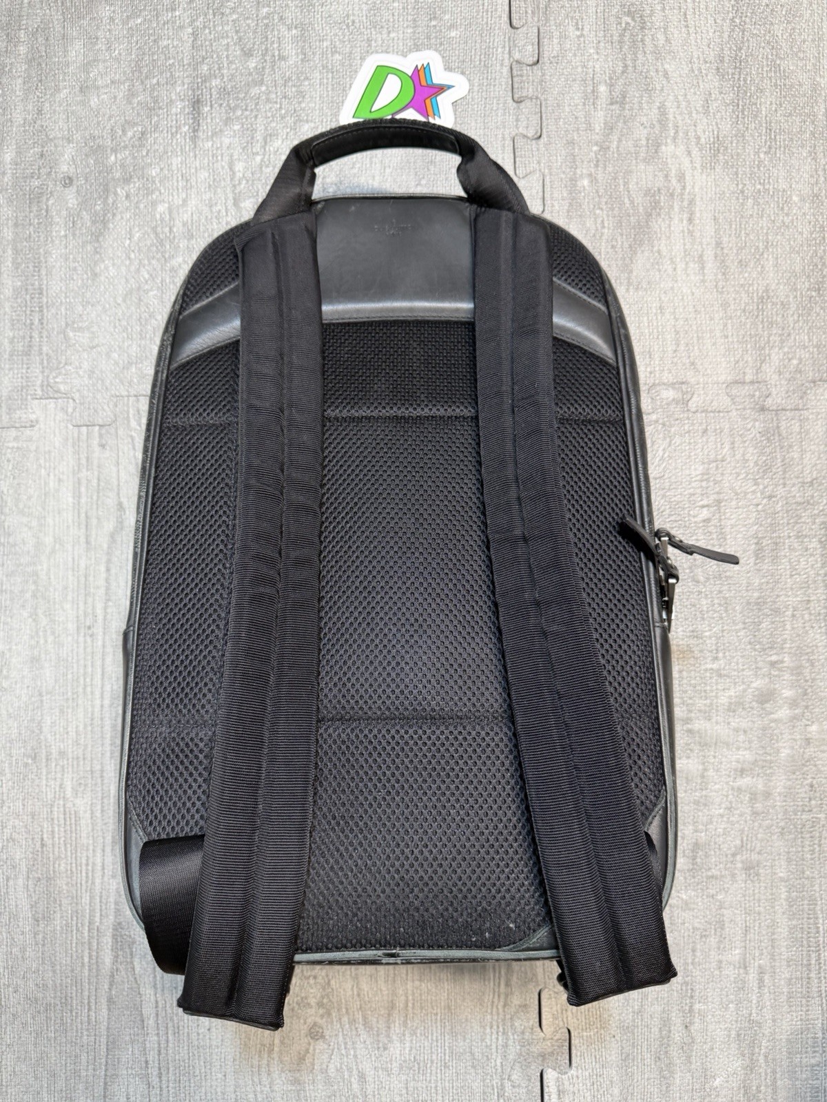 Louis Vuitton Michael NM Backpack Damier Infini Leather, Black, Worn