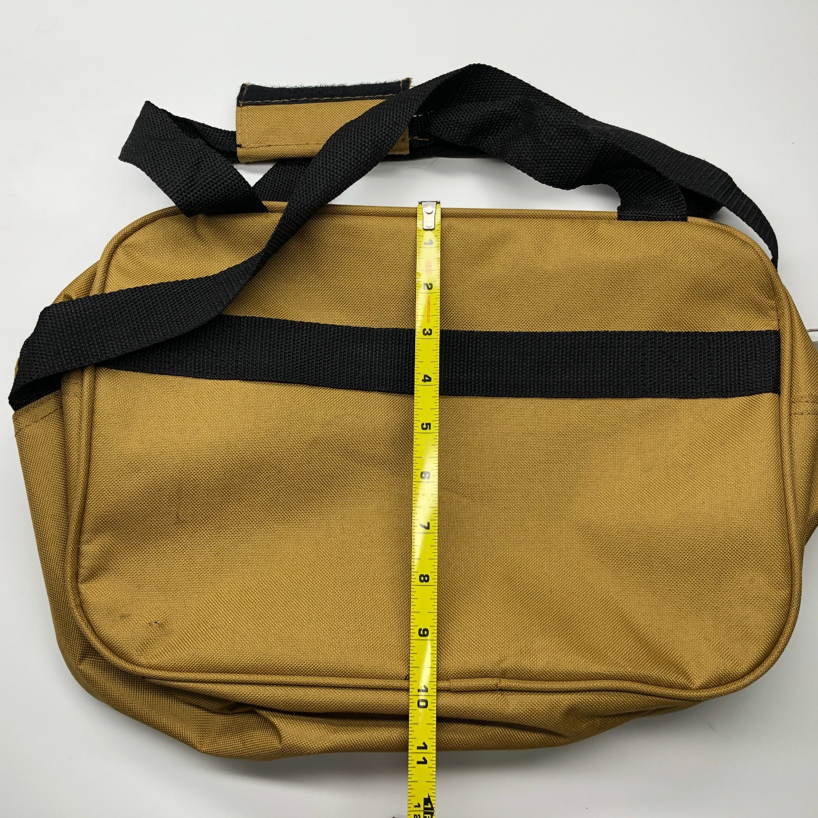 Wrangler Travel Document Shoulder Bag Crossbody Strap Tan Mens Zip Handle