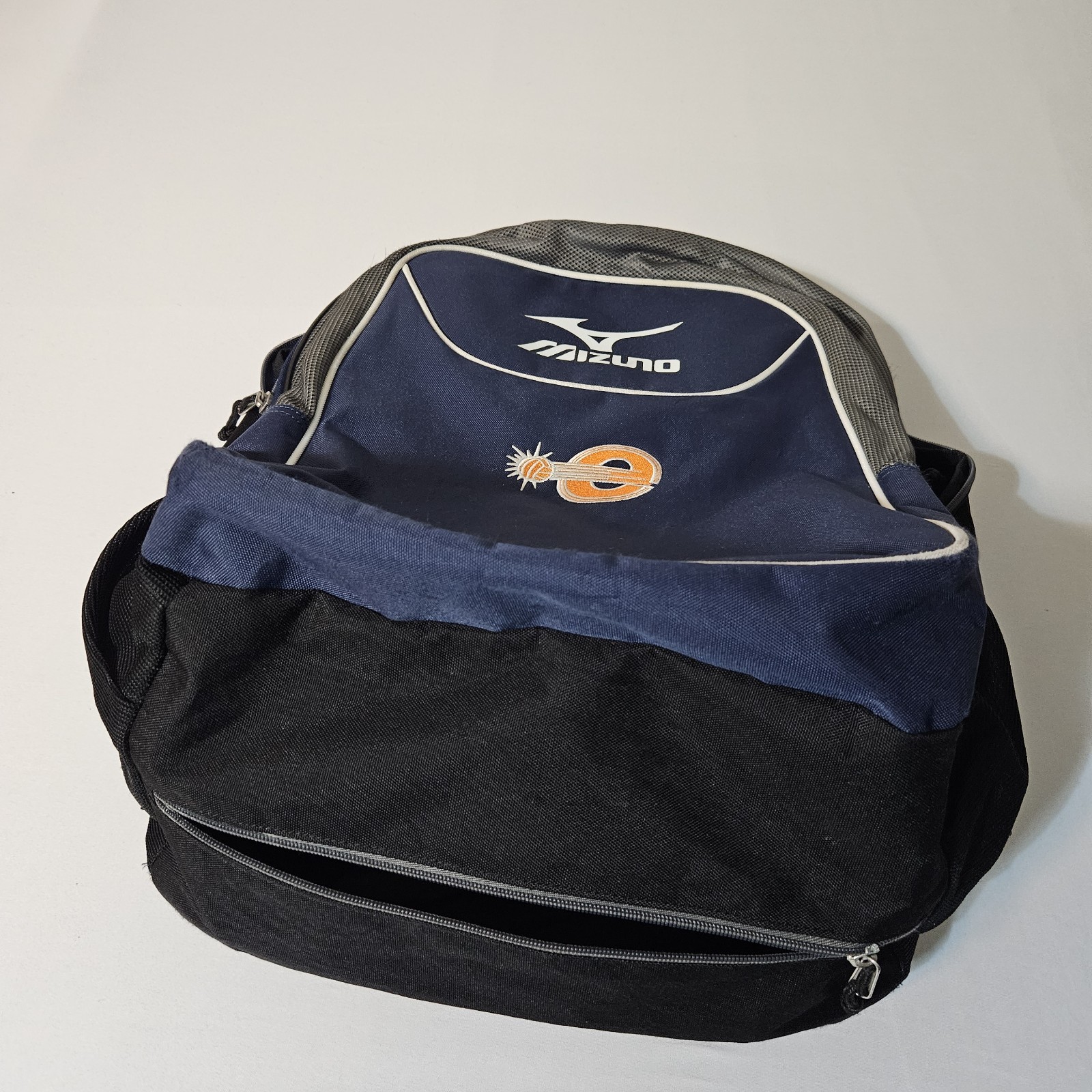 Mizuno Backpack AeroStrap Black Blue Durable Comfortable Laptop