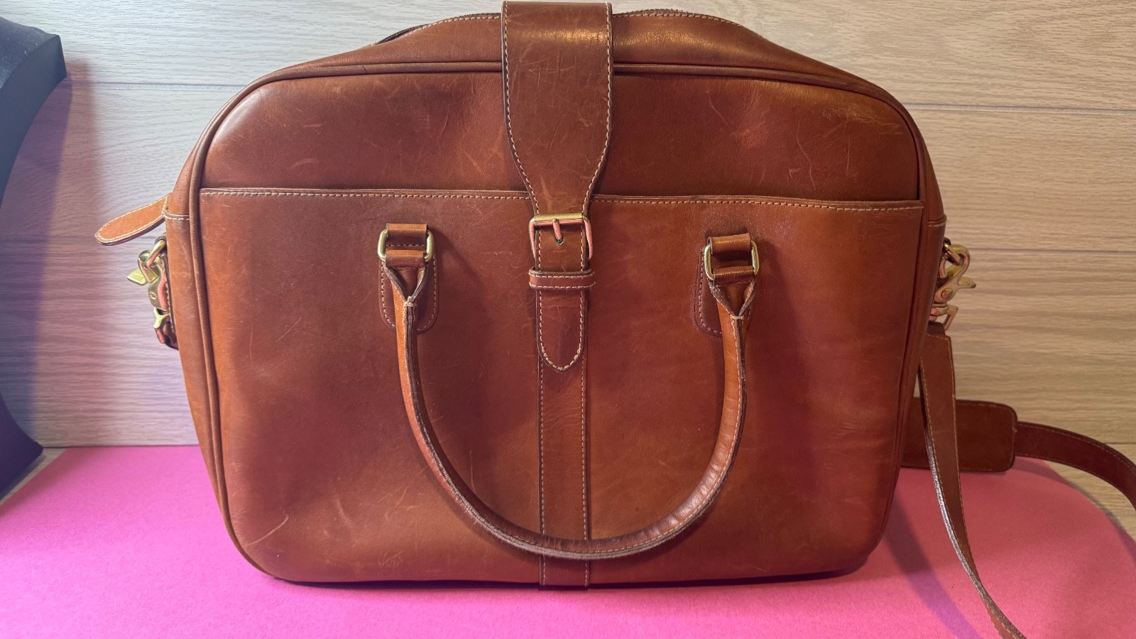 Green Fields attaché bag briefcase