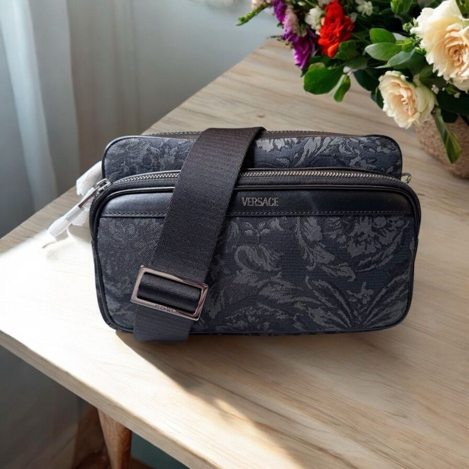 NWT Versace Messenger Bag