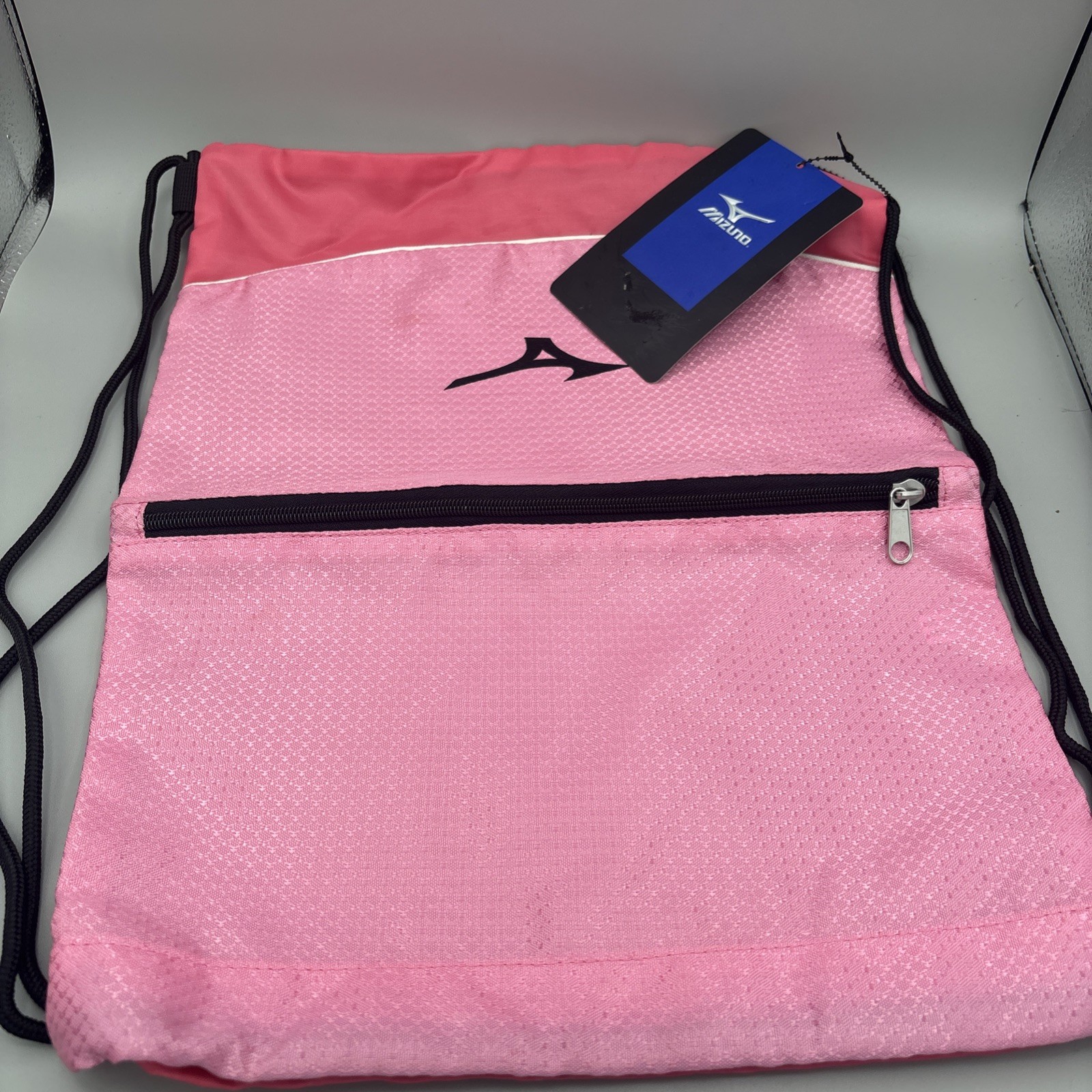 Mizuno Drawstring Throw Bag New with tags Pink NWT