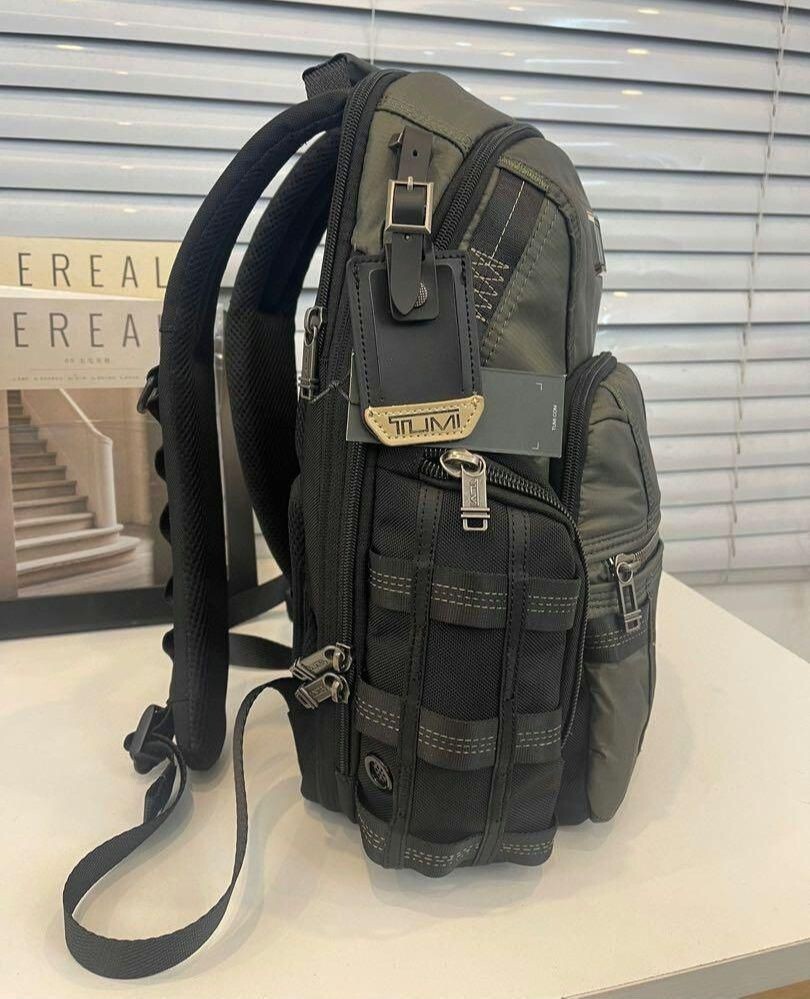 NEW TUMI ALPHA BRAVO 232793 Navigation Backpack Khaki Green Bag New