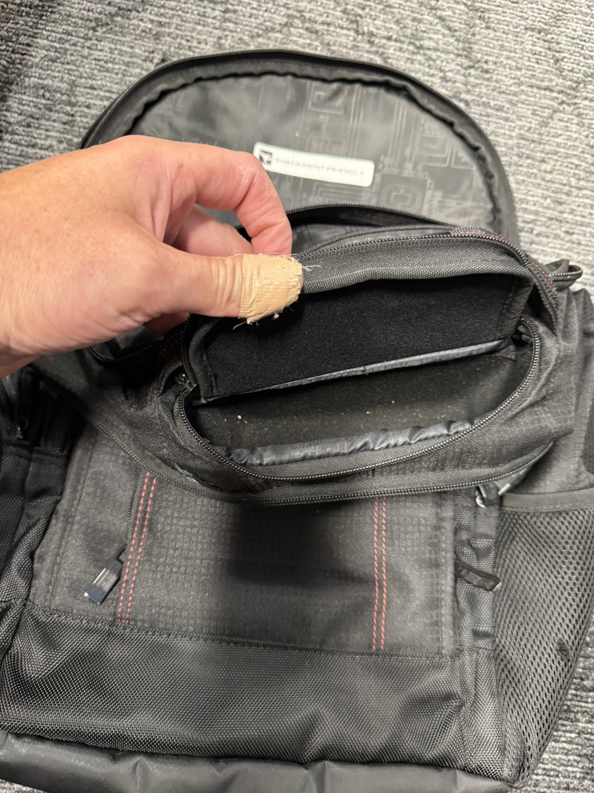 OGIO Prospect Tech Vault Cary On LPS Airflow Laptop Bag Travel Backpack Black