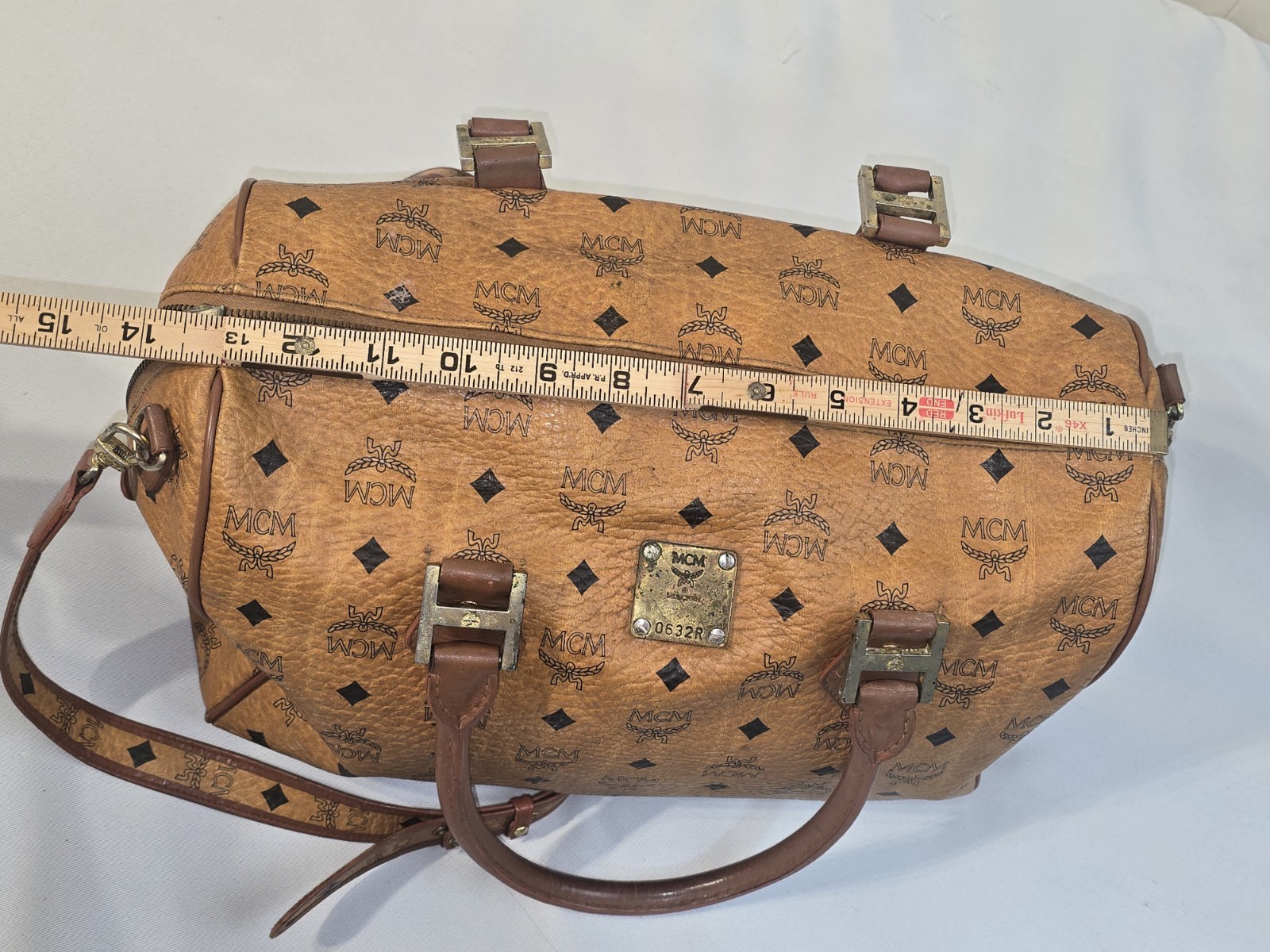 Vintage 🔥 MCM Ottomar Weekender Bag Cognac Viestos duffle