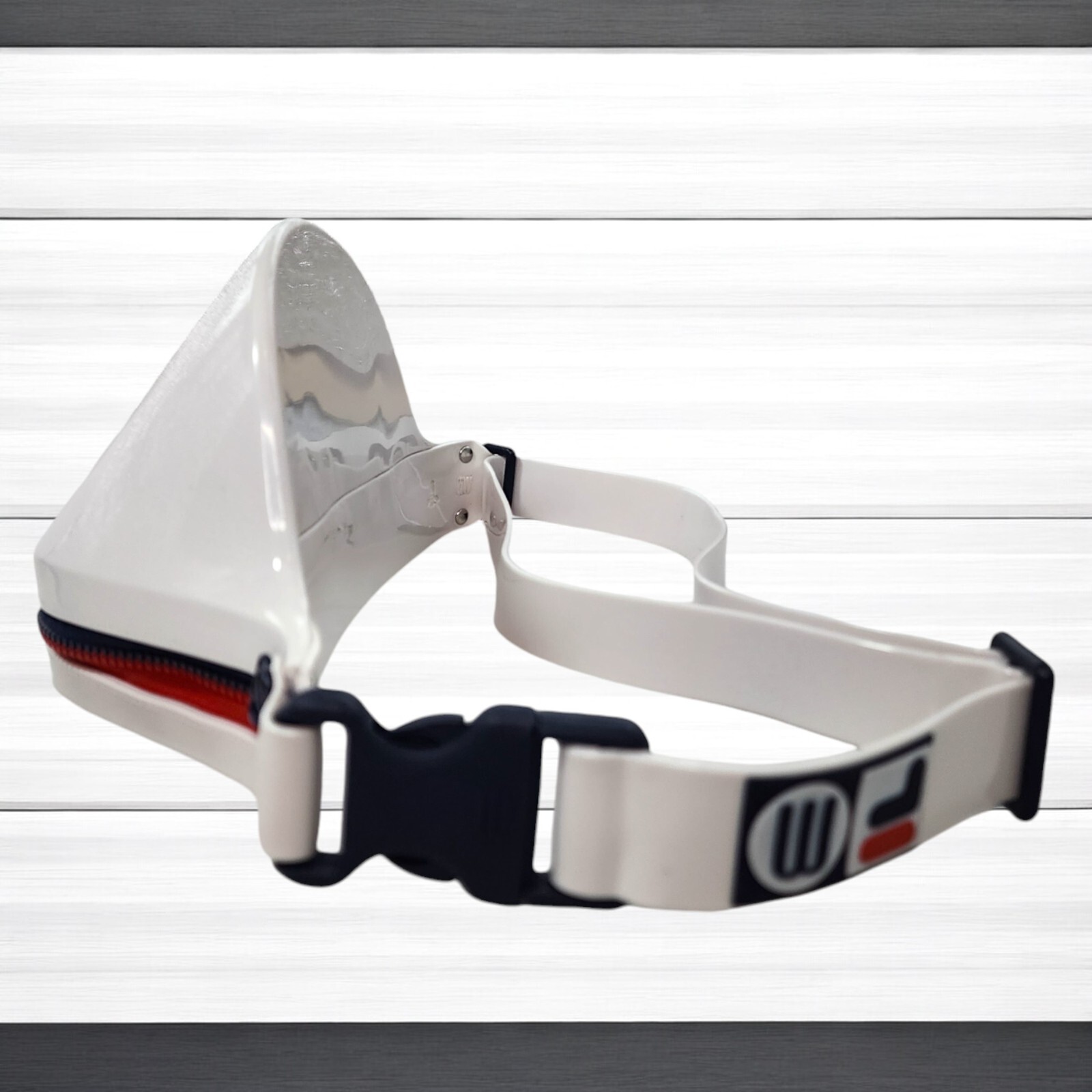 FILA Melissa Pochete Fanny Pack Durable Jelly Bum Waist Belt Bag Heavy Duty WHTE
