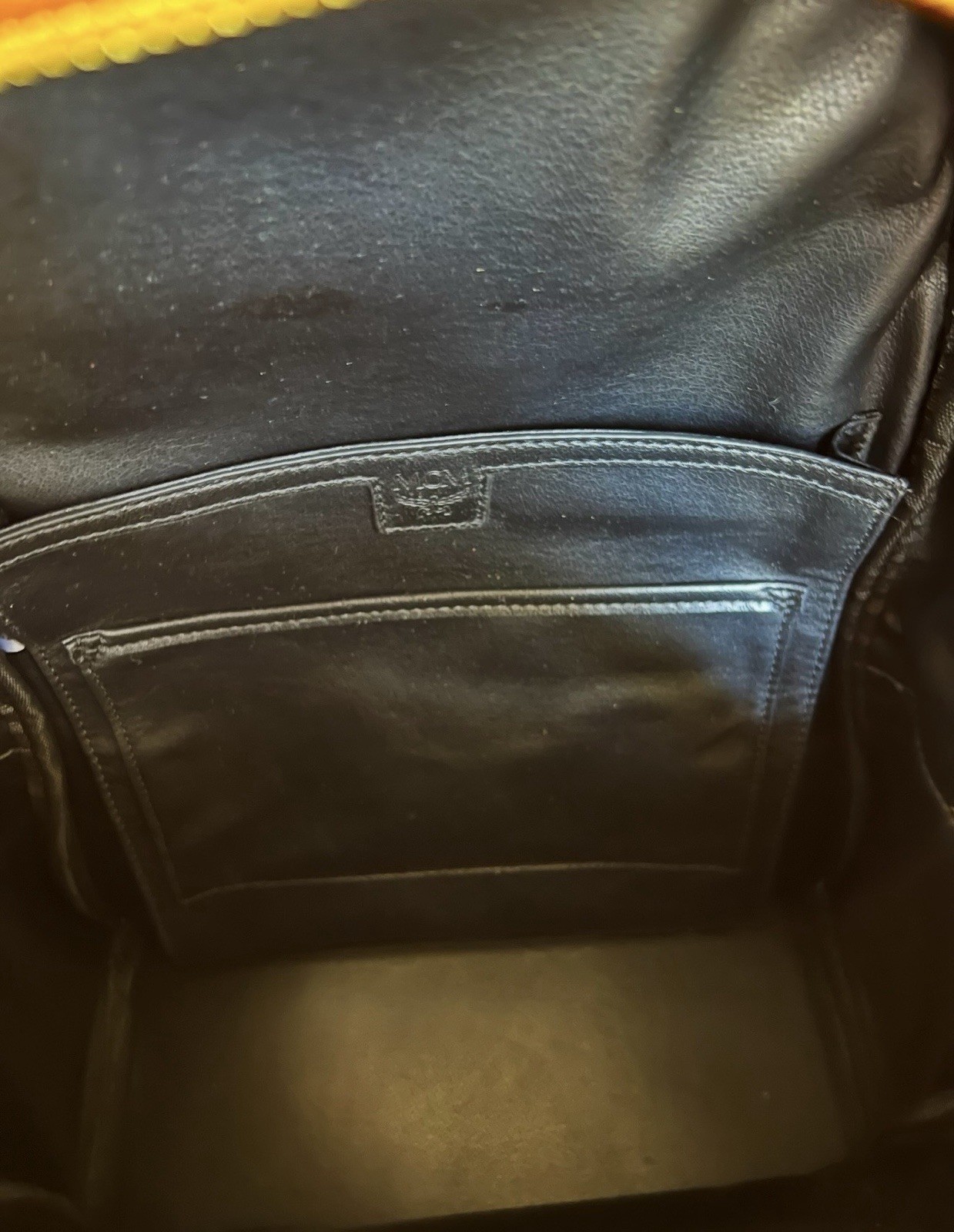 Cognac MCM Medium Backpack