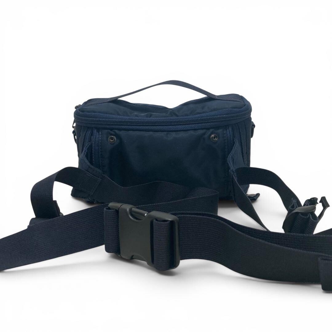 PORTER Sony Collaboration 2Way Camera Bag Navy Nylon Waist Shoulder Bag Japan