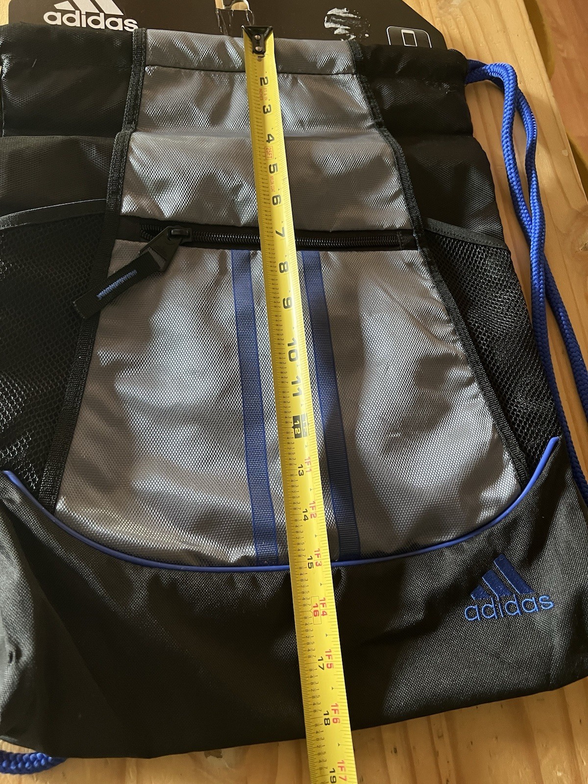 Adidas alliance ii sackpack Black, Gray & Blue