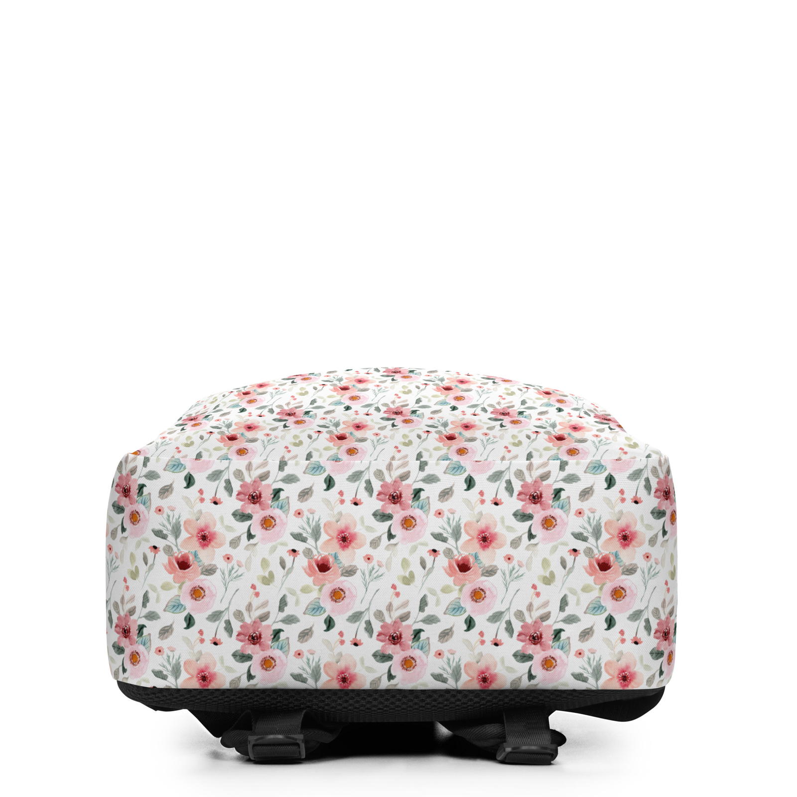 Minimalist Backpack Beautiful Floral Pattern