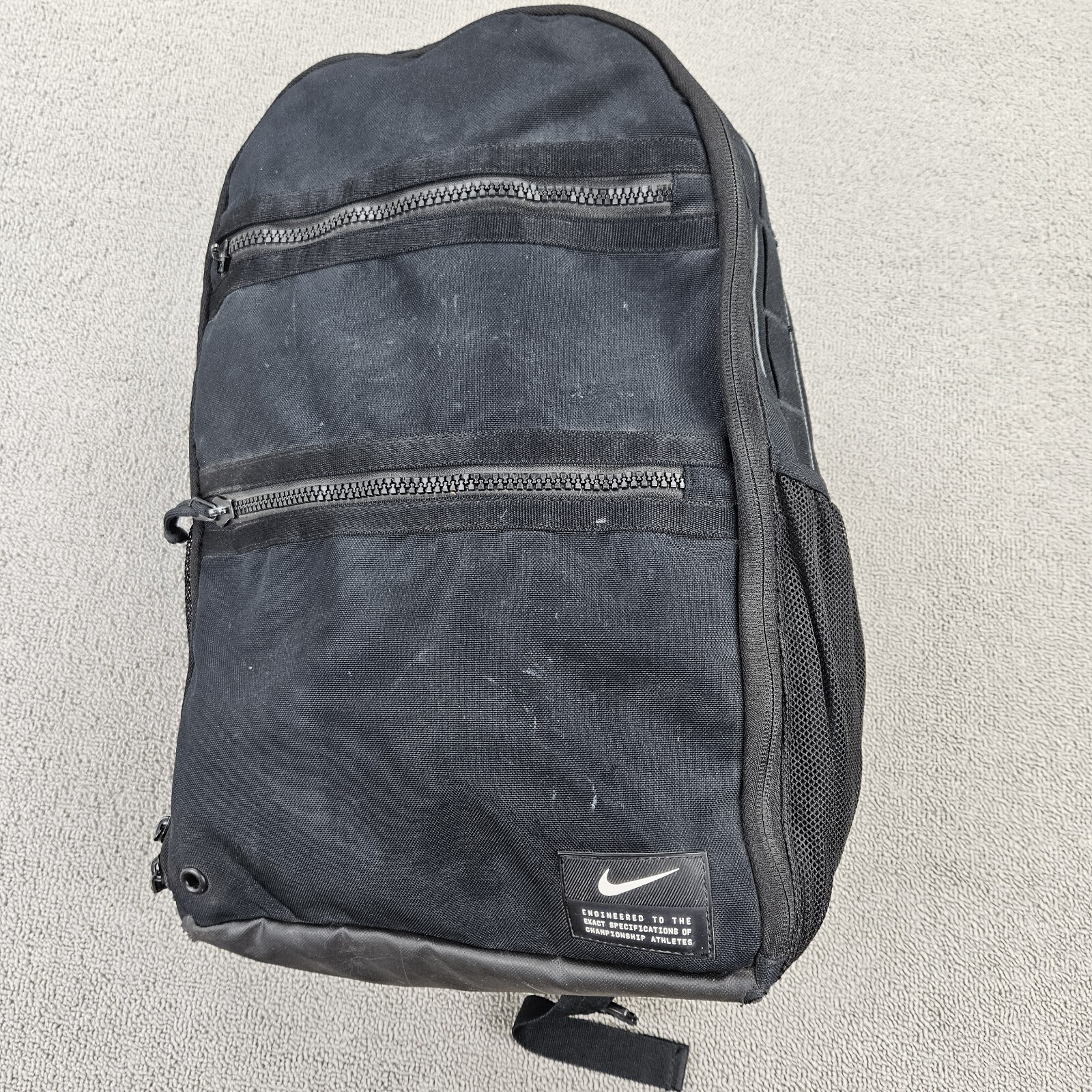 Nike Utility Heat Power Training Backpack Padded Laptop Pocket BLK Ck2674-010